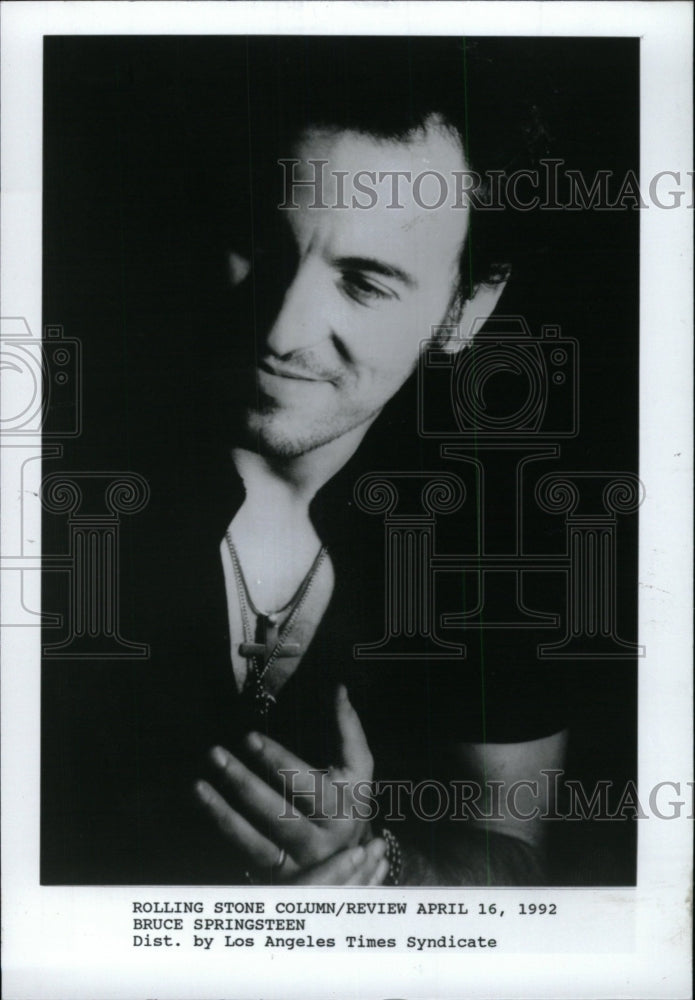 1992 Press Photo Bruce Springsteen - RRW97363 - Historic Images