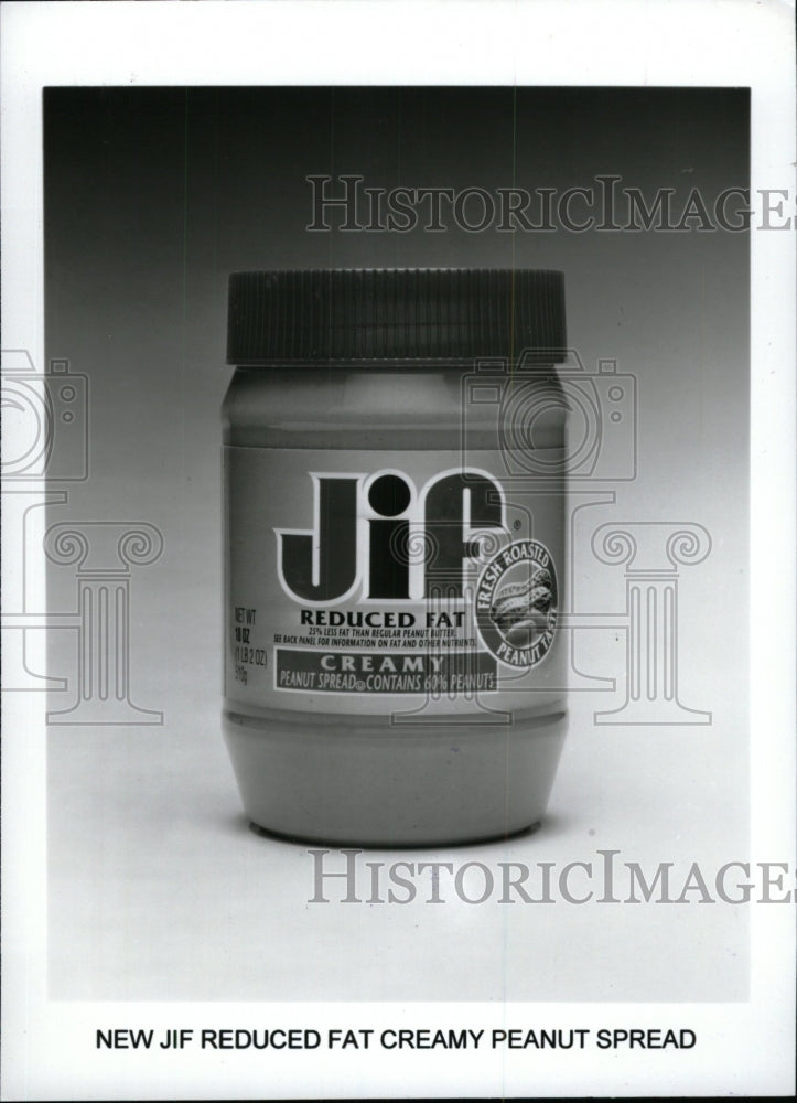 1995 Press Photo New JIF creamy Peanut bitter spread - RRW97503 - Historic Images