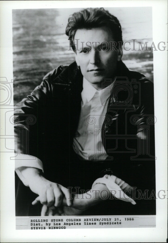 1988 Press Photo Steve Winwood Songwriter Musician Mich - RRW97667 - Historic Images