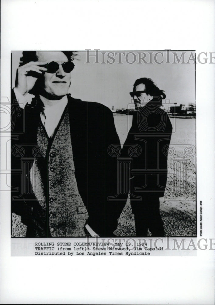 1994 Press Photo Steeve Winwood and Jim Capaldi enterta - RRW97669 - Historic Images