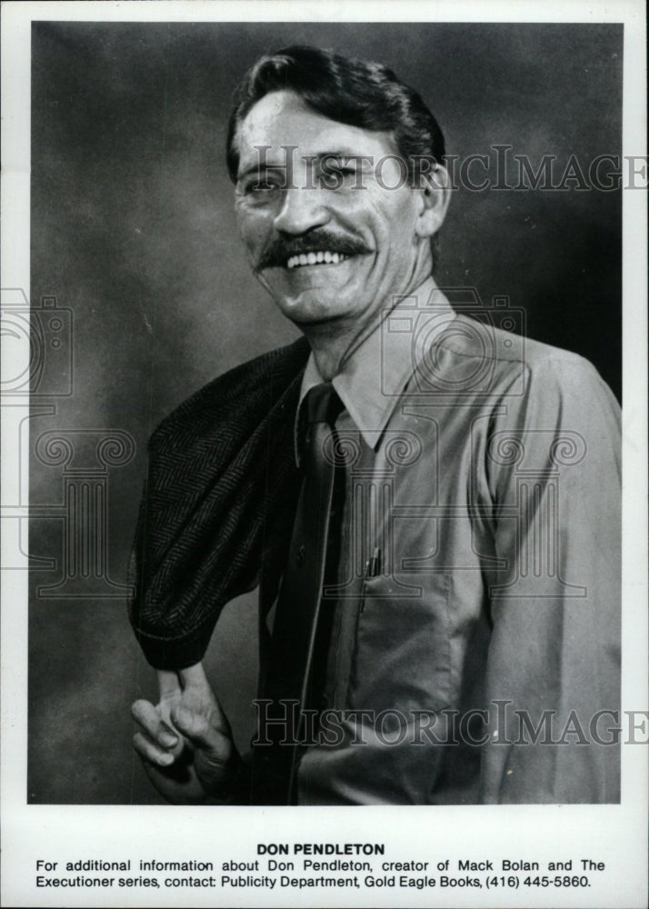 1969 Press Photo Don Pendleton author - RRW97709 - Historic Images