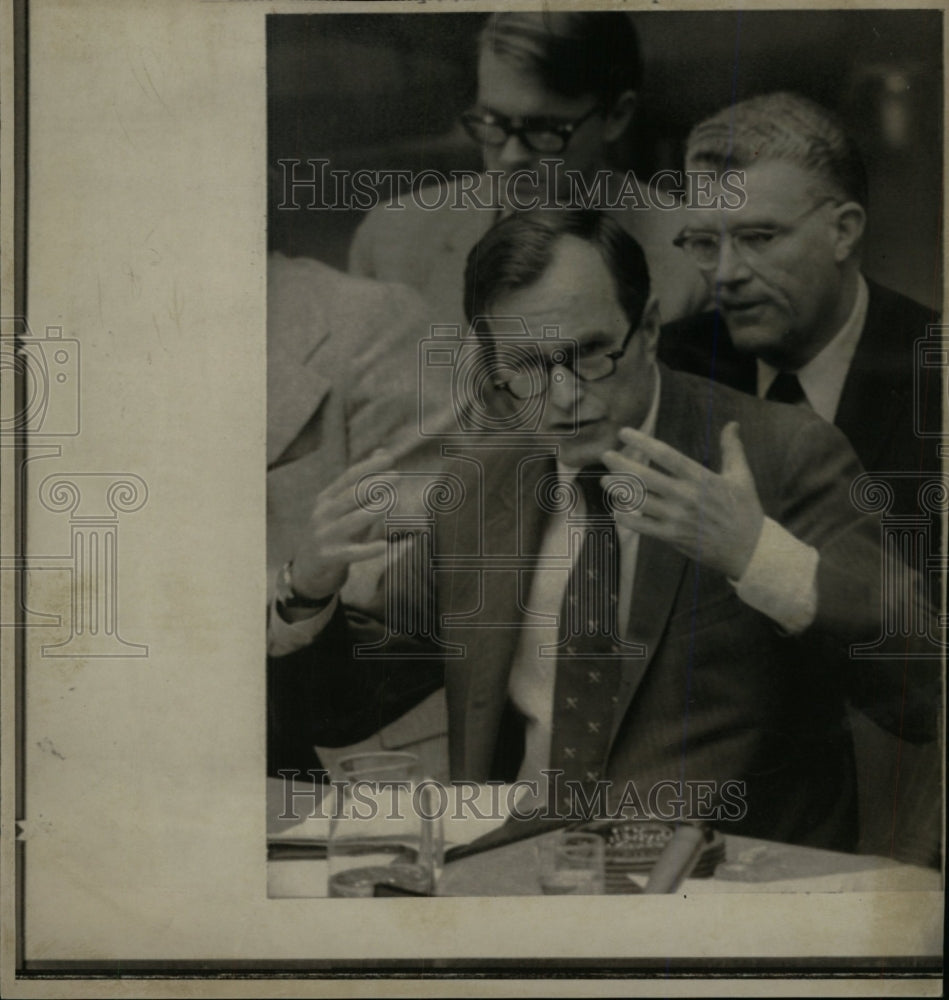 1972 Press Photo US Ambassador George Bush resolution - Historic Images