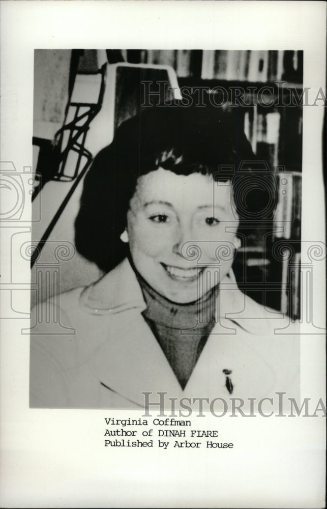 1979 Press Photo Virginia Coffman Author Writer Chicago - RRW97911 - Historic Images
