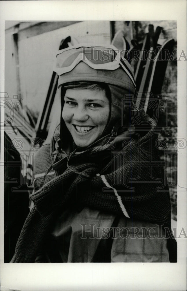 1964 Press Photo Traudl alpine skier Olympic medalist - RRW97923 - Historic Images