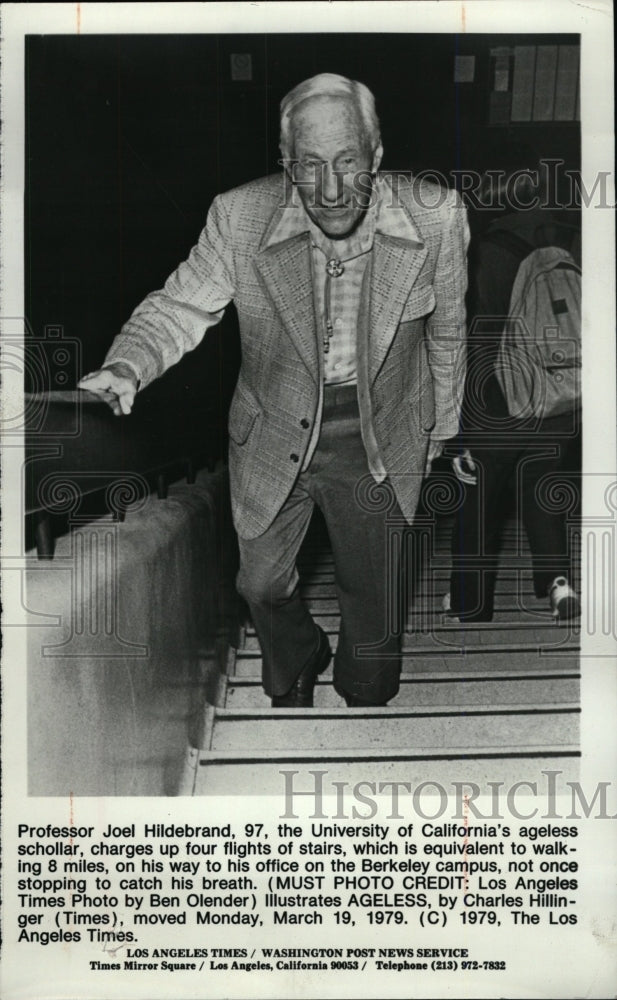 1979 Press Photo Joel Hildebrand Educator Chemist Mich - RRW97951 - Historic Images