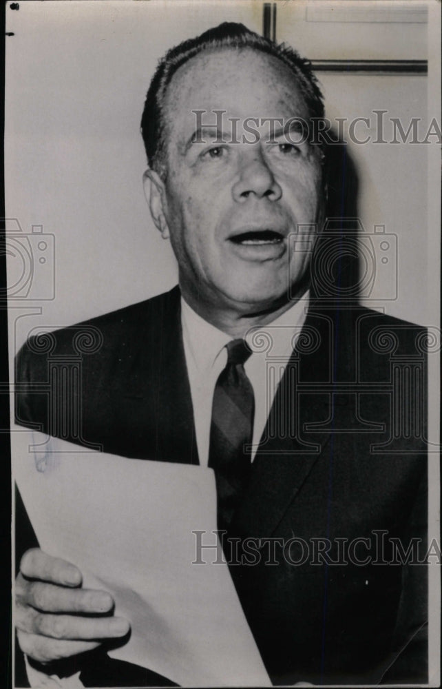 1985 Press Photo Sen Thomas K. Kuchel - RRW97987 - Historic Images