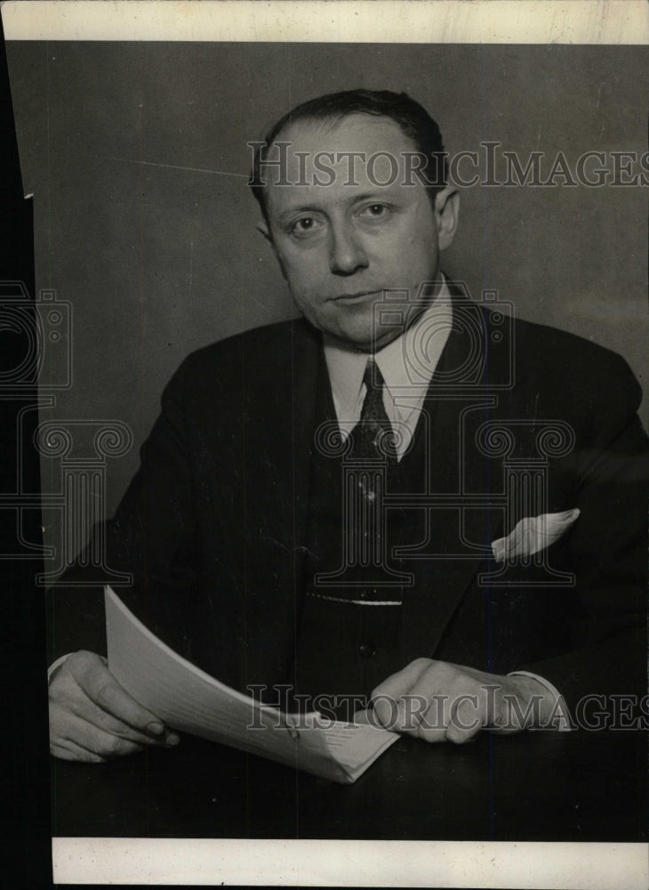 1931 Press Photo Julius Klein Asst Secretary Commerce - RRW98011 - Historic Images
