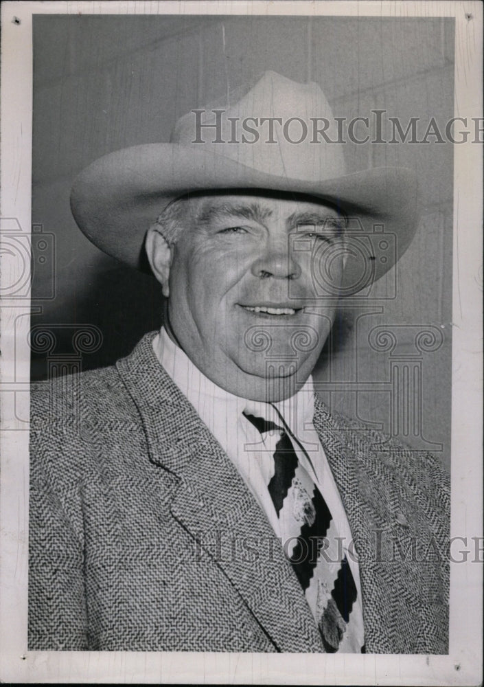 1961 Press Photo M. R. &quot;Beans&quot; Latimer - RRW98053 - Historic Images