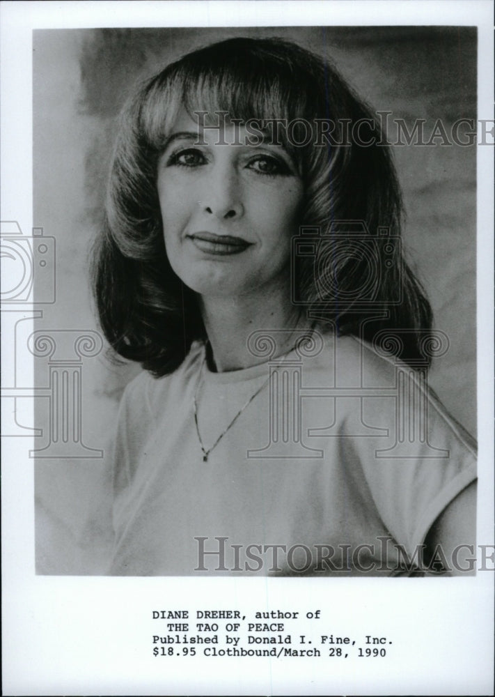 1990 Press Photo American Author Diane Dreher - RRW98139 - Historic Images