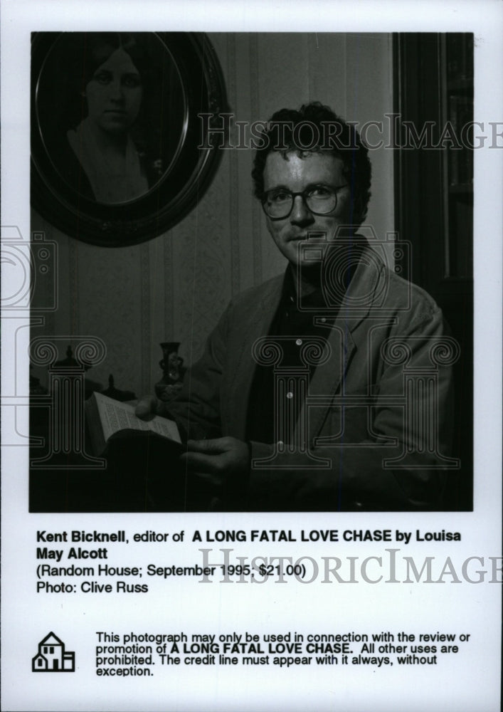 1995 Press Photo Random House Editor Kent Bicknell - RRW98191 - Historic Images