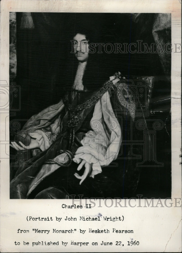 1960 Press Photo Charles II portrait - RRW98213 - Historic Images