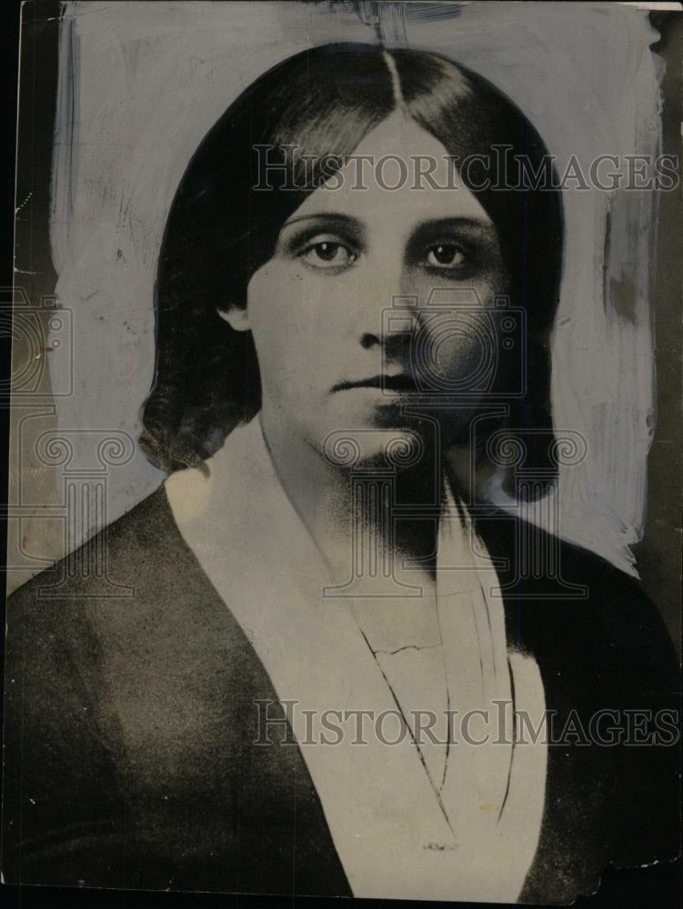 1958 Press Photo Louisa Alcott American novelist author - RRW98291 - Historic Images