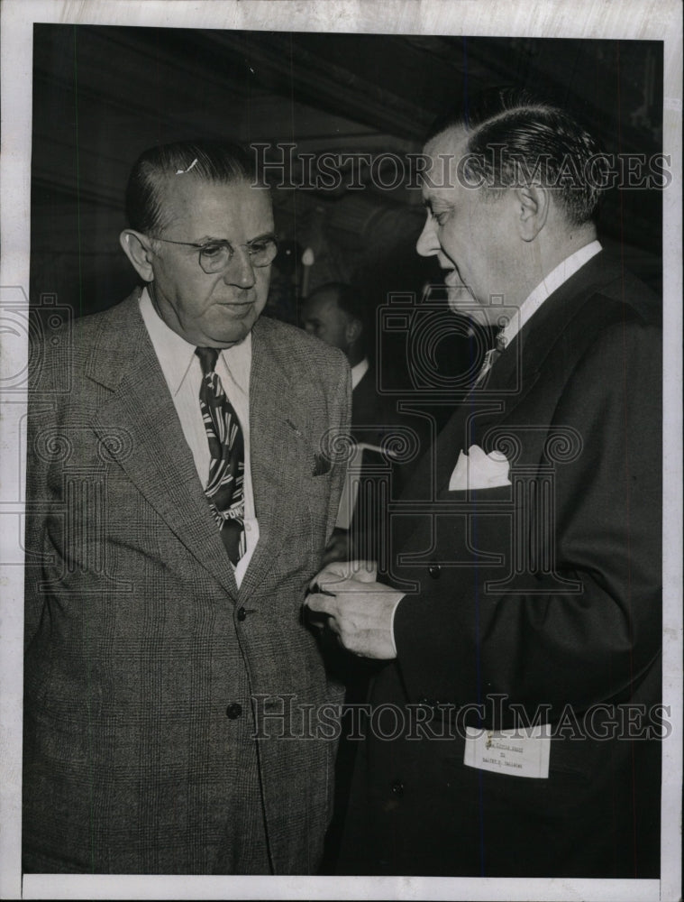 1952 Press Photo McKay Hallanan GOP Committee meeting - RRW98517 - Historic Images