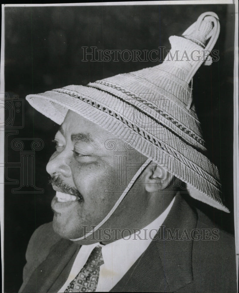 1958 Press Photo Leabua Jonathan Lestho Prime Minister - RRW98591 - Historic Images