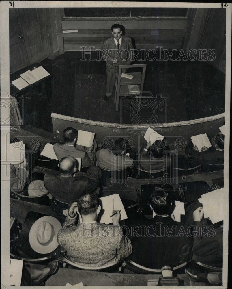 1949 Press Photo Dr Angelo Lapi Denver medical examiner - RRW98607 - Historic Images