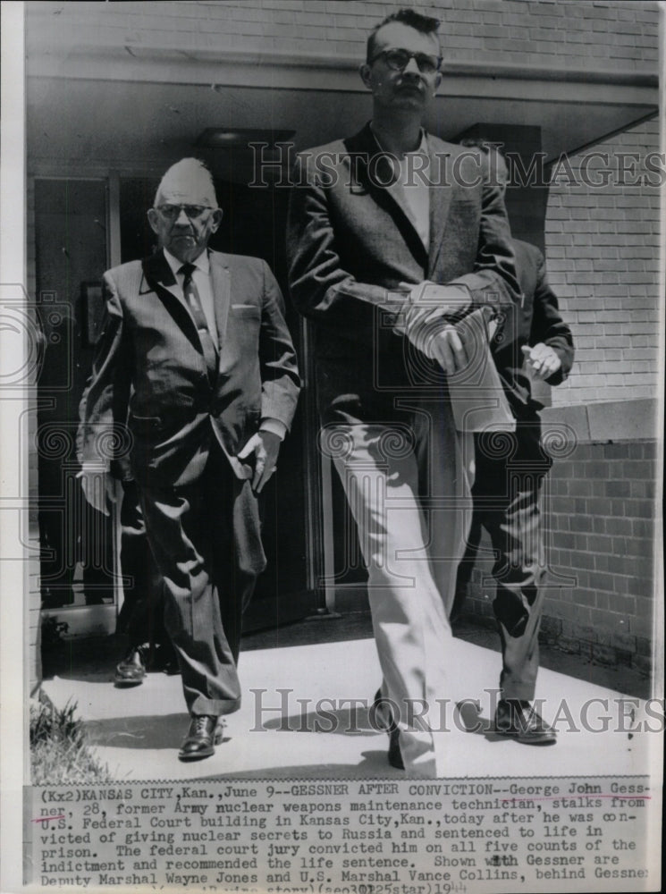 1964 Press Photo Gessner Sentensed For Espionage - RRW98663 - Historic Images