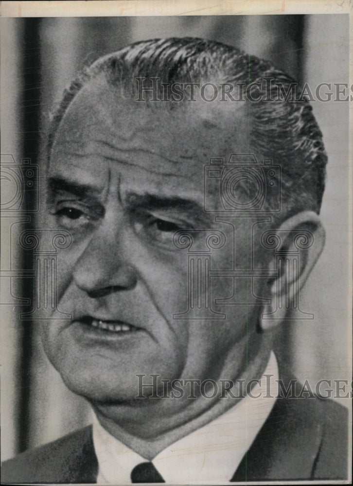 1965 Press Photo Lyndon Johnson,United States President - RRW98985 - Historic Images