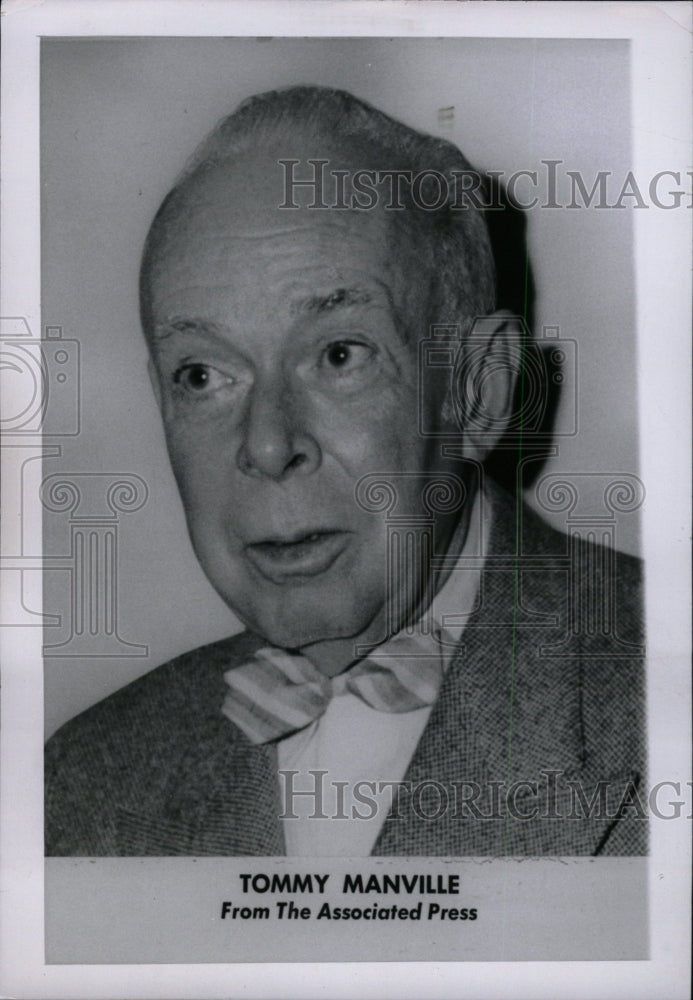 1955 Press Photo Millionaire Tommy Manville Closeup - RRW99041 - Historic Images