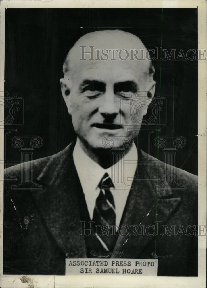 1935 Press Photo British Politician Sir Samuel Hoare - RRW99073 - Historic Images