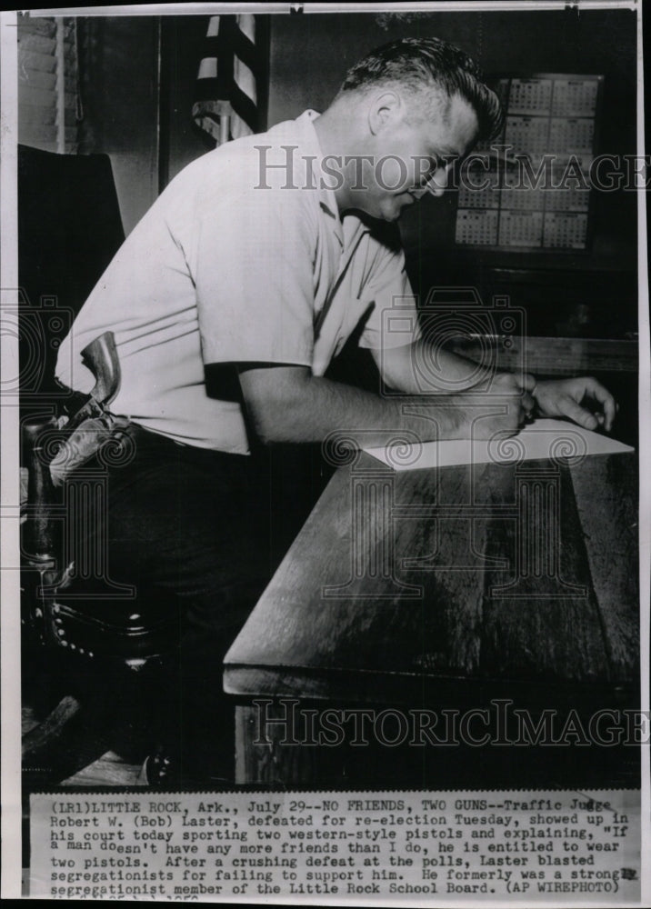 1959 Press Photo Robert Laster Traffic Judge Defeat - RRW99289 - Historic Images