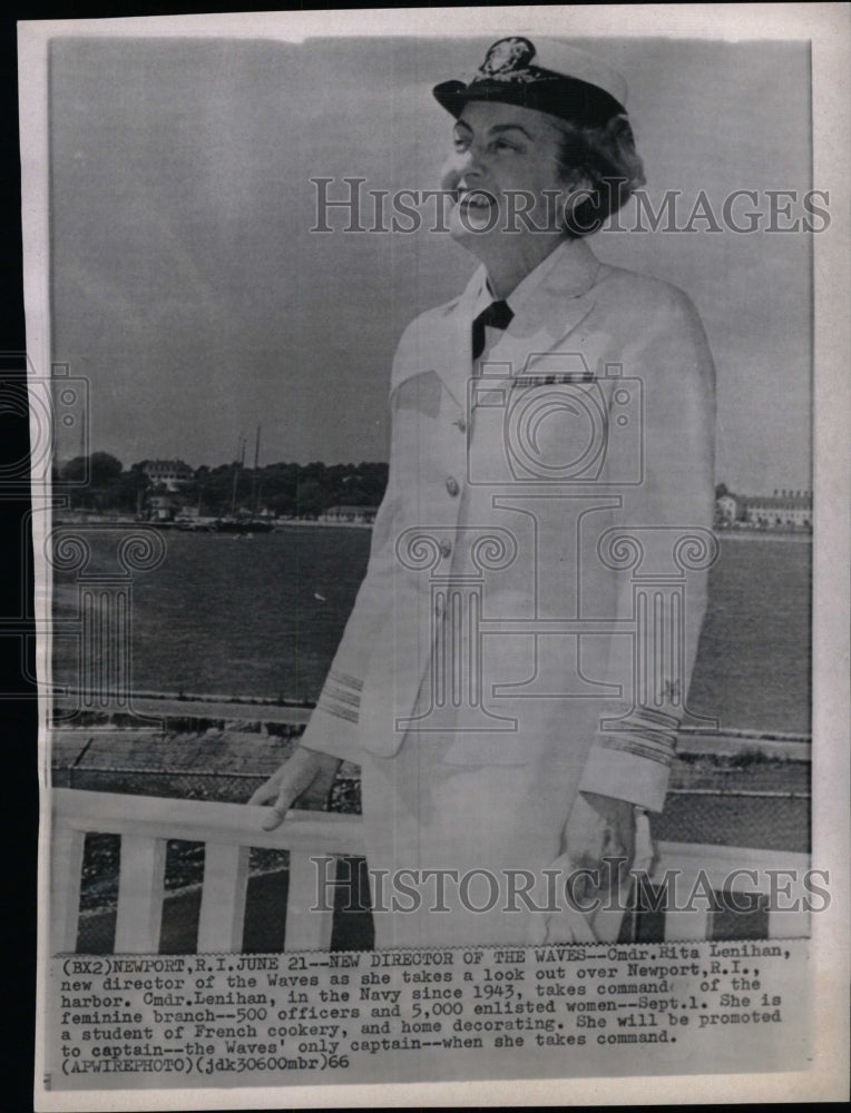 1966 Press Photo Cmdr Rita Lenihan director Waves - RRW99427 - Historic Images