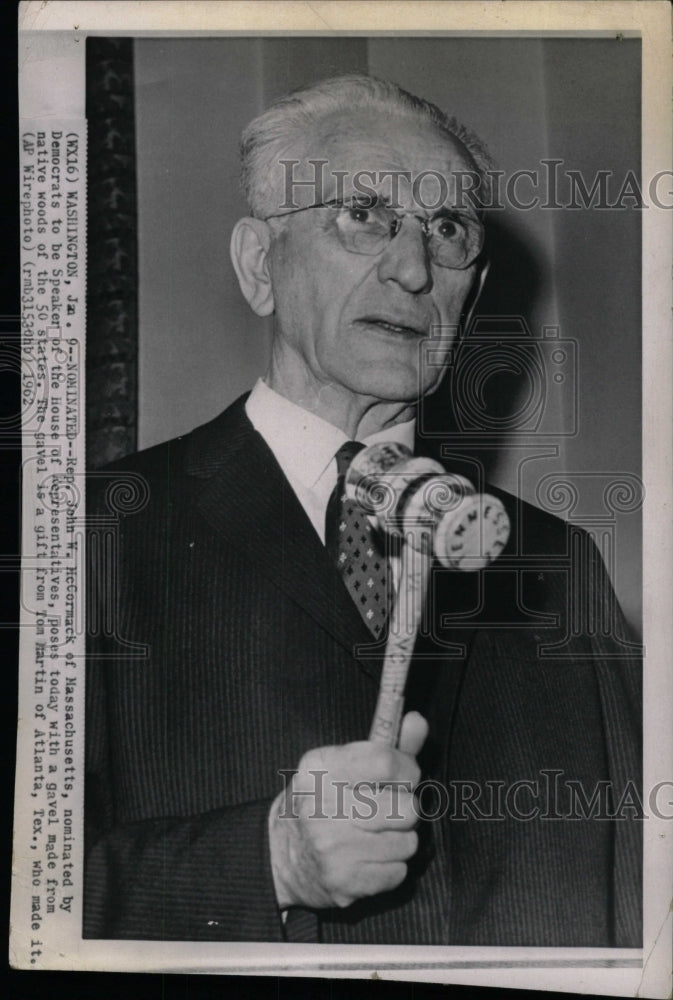 1962 Press Photo John McCormack American Politician - RRW99561 - Historic Images