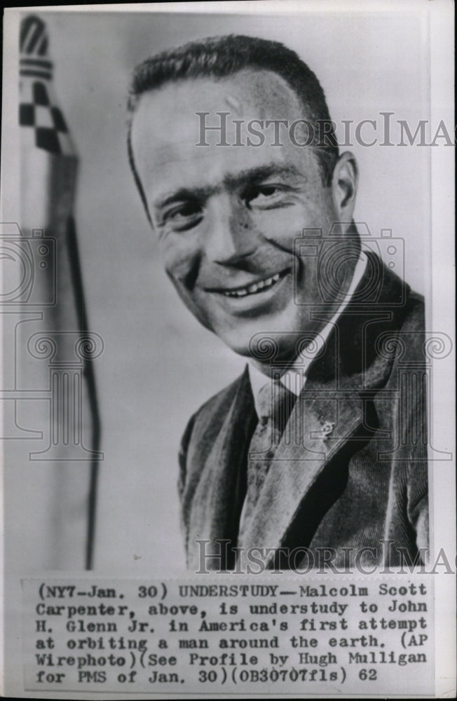 1962 Press Photo Malcolm Scott Carpenter - RRW99565 - Historic Images