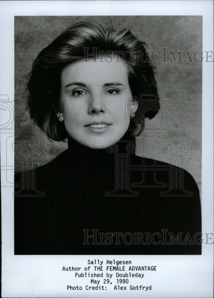 1991 Press Photo Sally Helgesen Author Female Advantage - RRW99575 - Historic Images