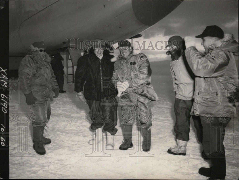 1961 Press Photo Arrival Brigdier General Andrew Cannon - RRW99651 - Historic Images