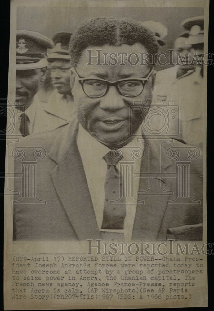 1967, Ghana President Joseph Arthur Ankrah - RRW99667 - Historic Images