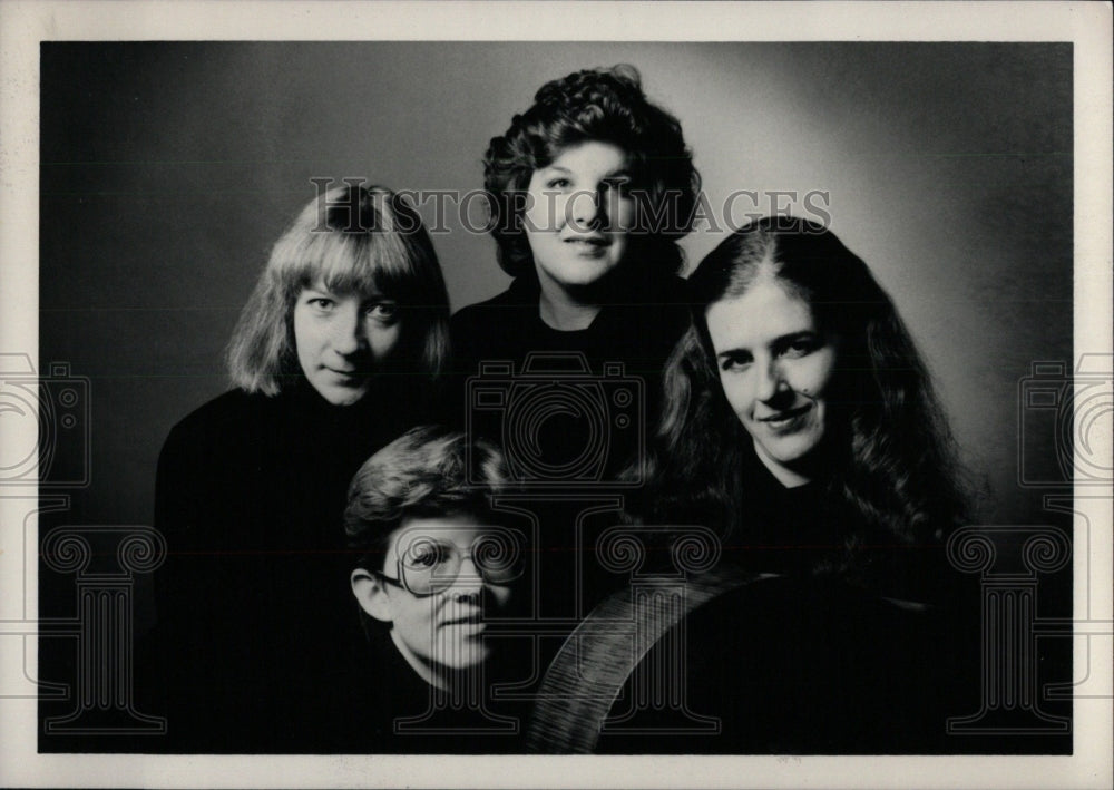 1987 Press Photo Da Vinci Quartet Promotional Picture - RRW99745 - Historic Images