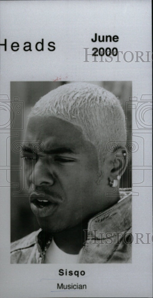 2000 Press Photo Sisqo American R&amp;B singer actor Mark - RRW99893 - Historic Images