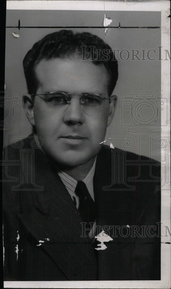 1947 Press Photo Mayoral Candidate Michaelson Announce - RRW99941 - Historic Images