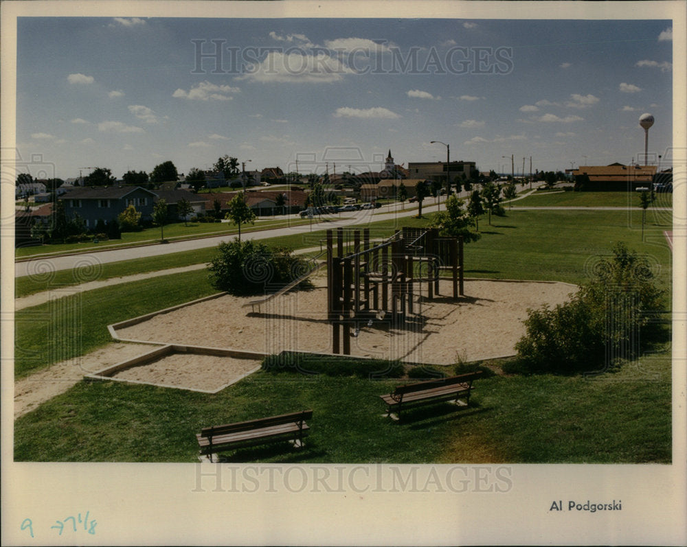 1990 Barneveld Village Strom Tornado Nine - Historic Images