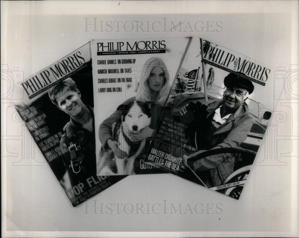 1986 Press Photo Phillip Morris aimed magazine smokers - Historic Images