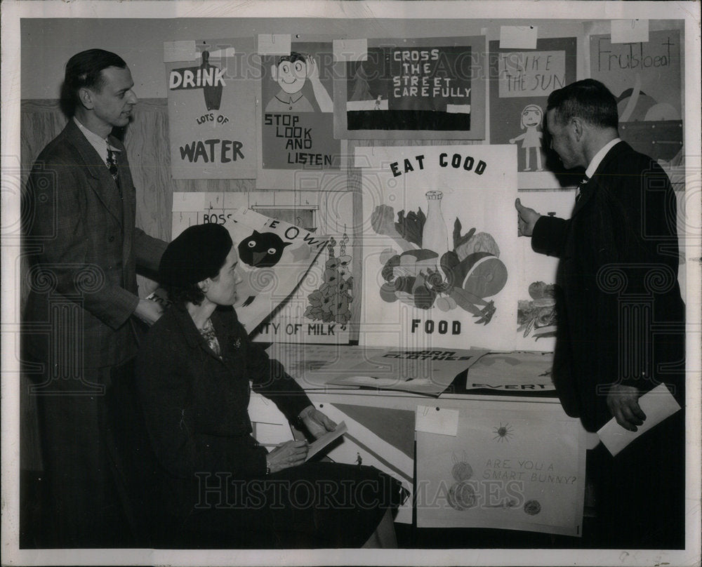 1948 Elizabeth Roe Water Buck health poster - Historic Images