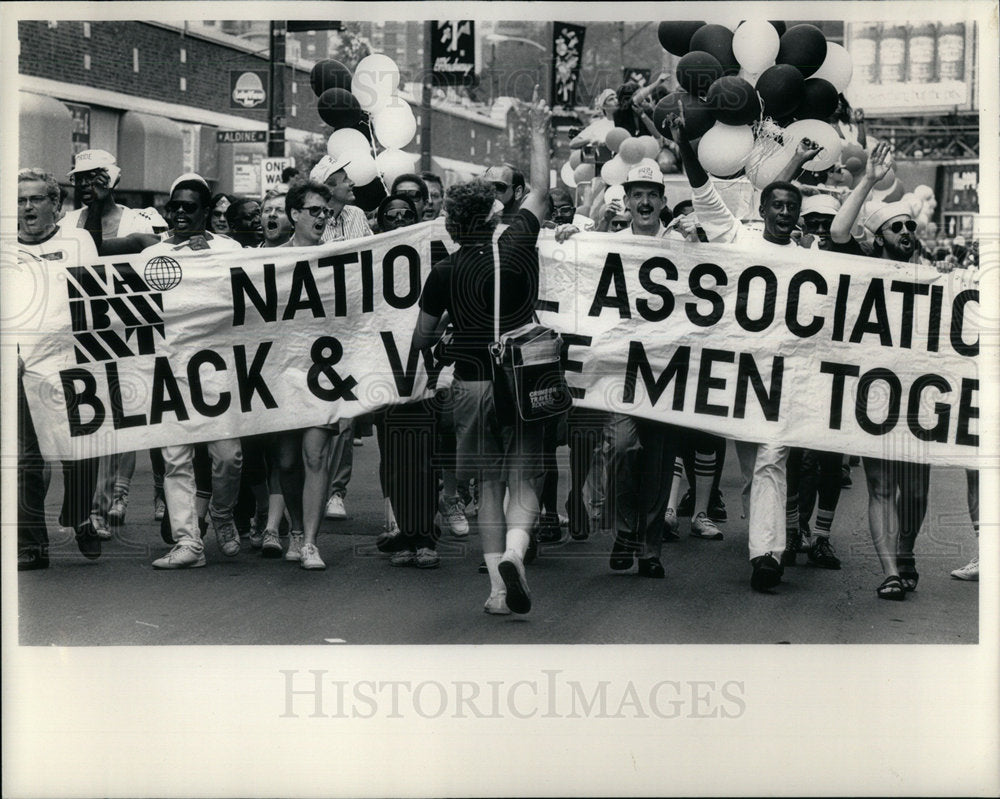 1987 Black White Men National Associations-Historic Images