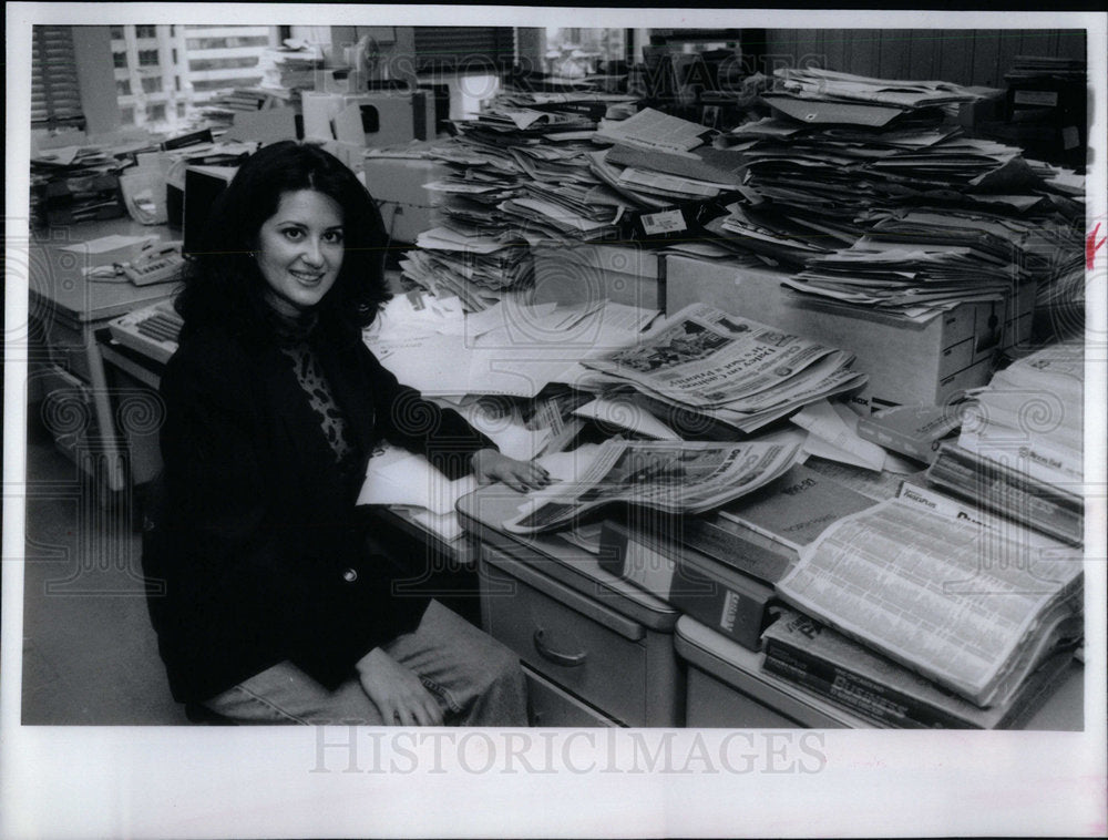 1993 Press Photo Thalia Poulos National Assn organizers - Historic Images