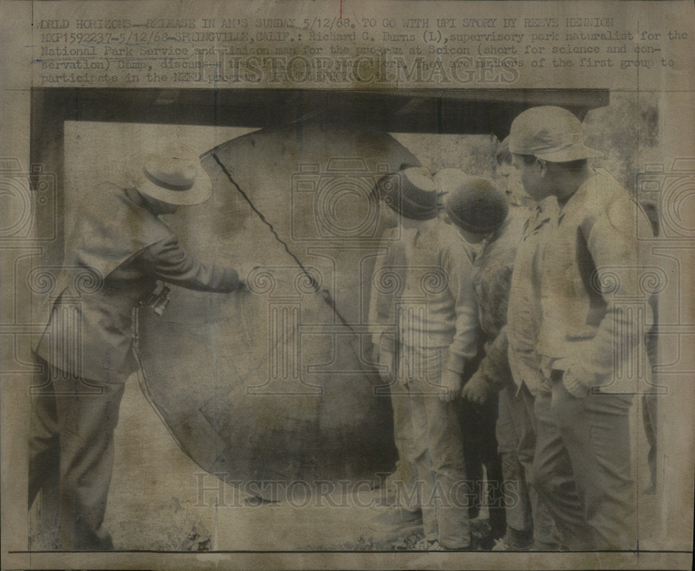 1968 Richard Burns Supervisory park Liaison - Historic Images