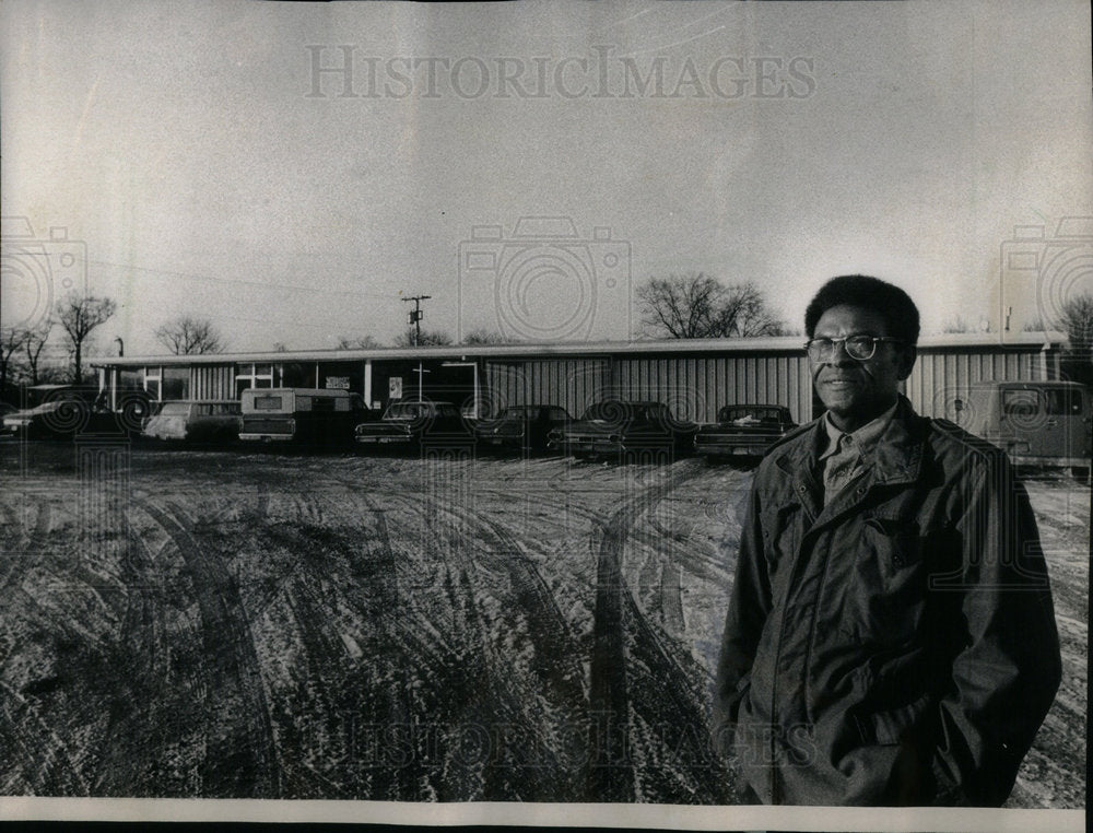 1974 Business Owner Clarence Taylor - Historic Images