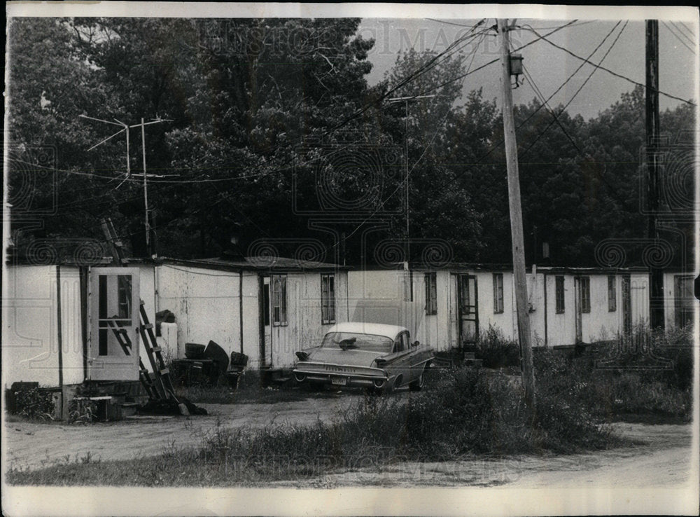 1966 Pembroke Township Shack House People - Historic Images