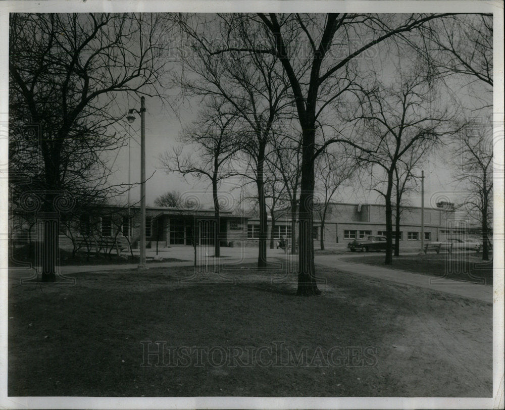 1957 North Side Margate Marine fieldhouse - Historic Images