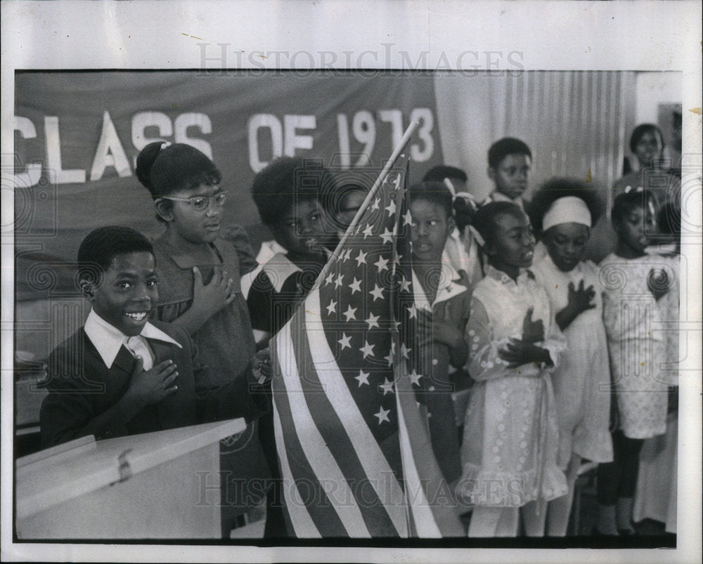 1973 Reginald Brown Smile Camera Ceremonies - Historic Images