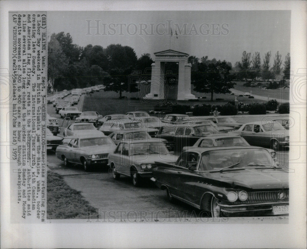 1973 Labor Day British Columbia Americans - Historic Images