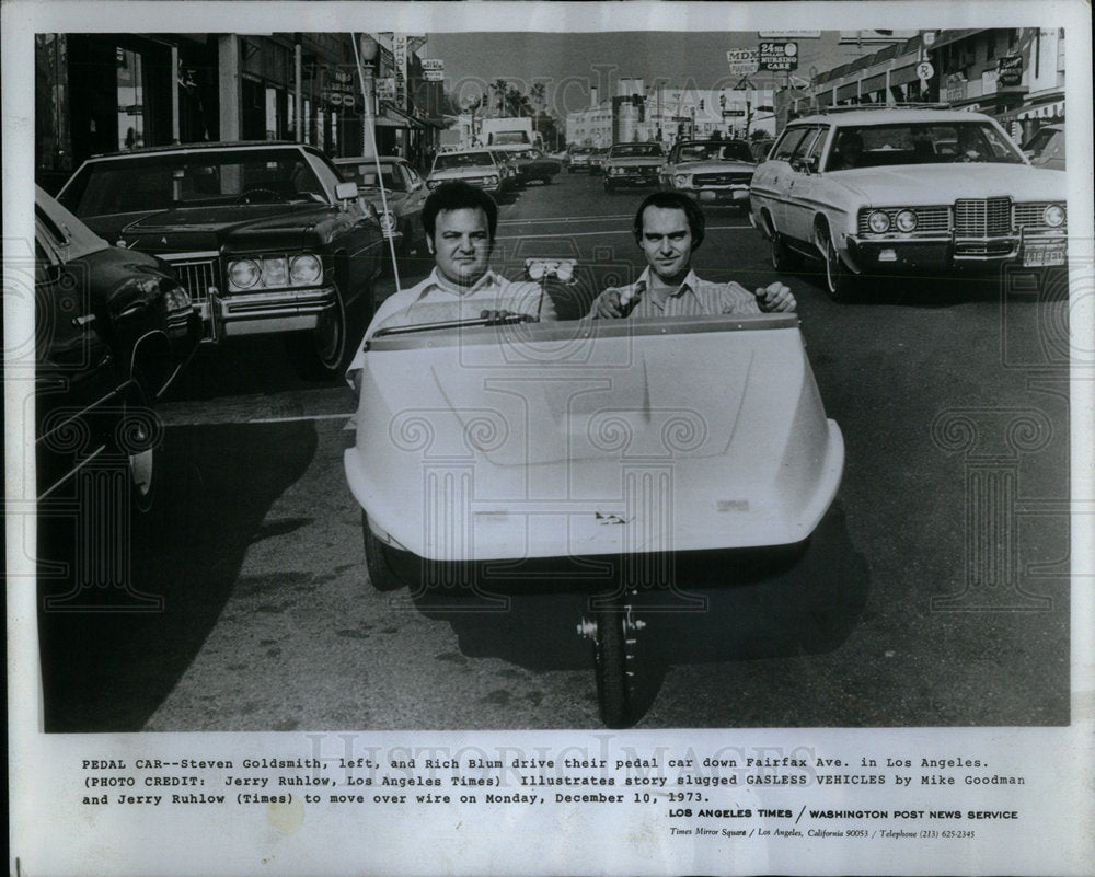 1973 Steven Goldsmith Los Angeles Pedal Car - Historic Images