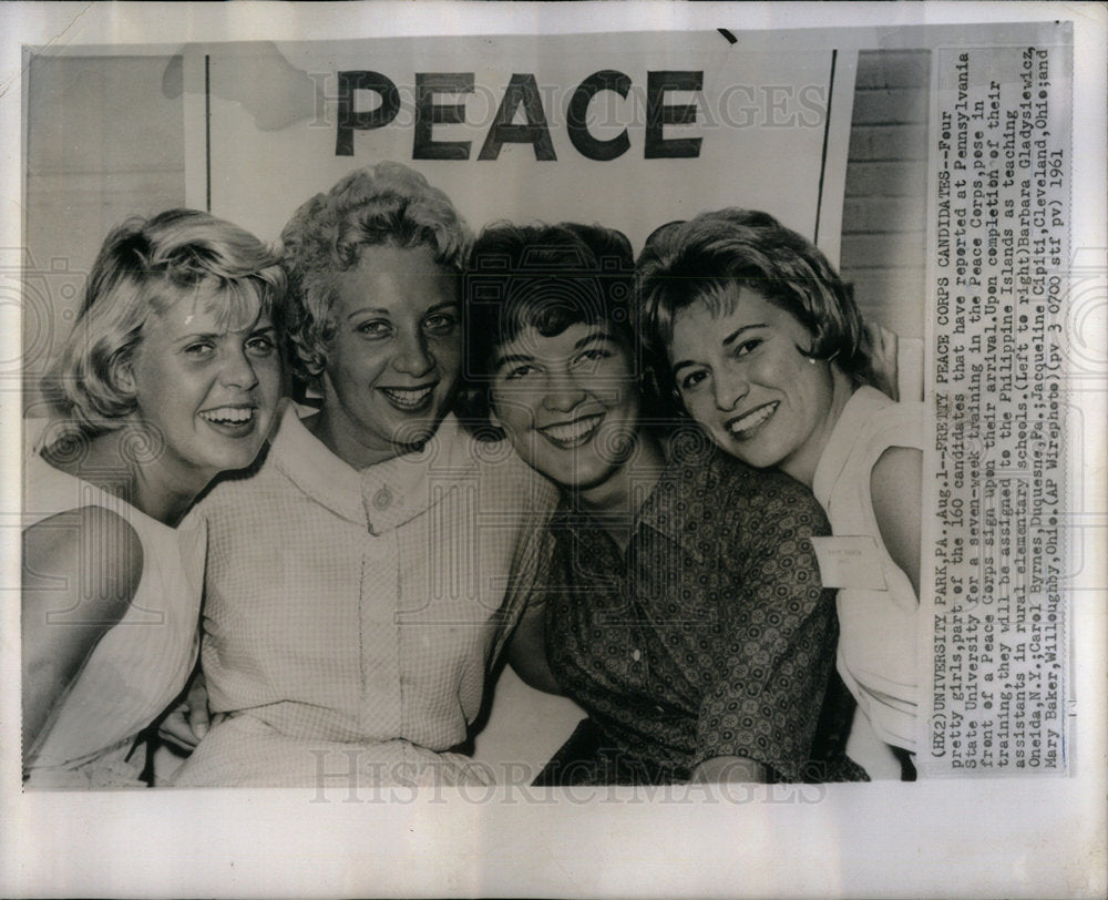 1961 Peace Corps Volunteer US Government - Historic Images