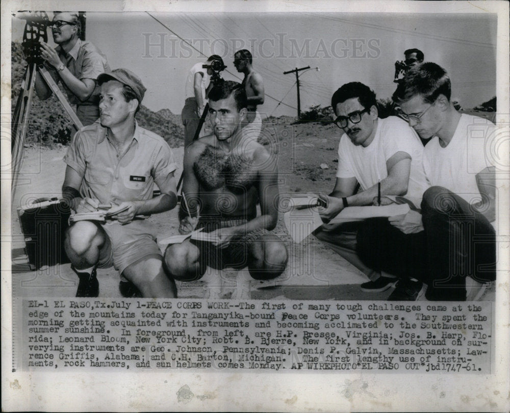 1961 Peace Corps Volunteer US Government - Historic Images