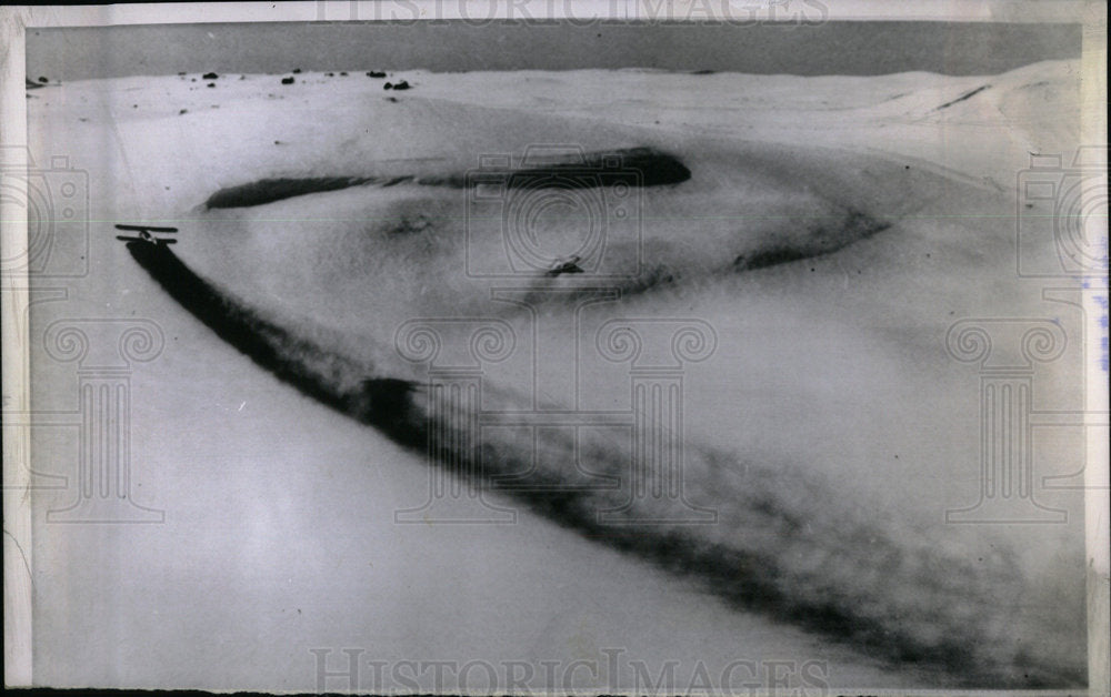 1967 Central Washington Wheat Rancher Snow - Historic Images