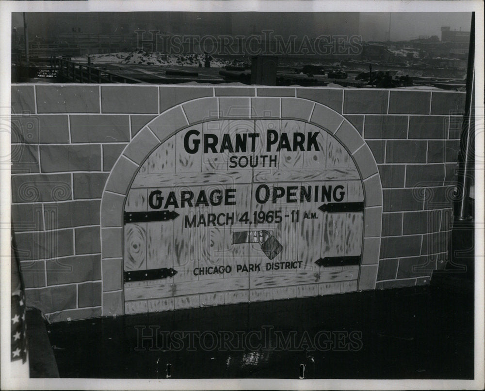 1965 Grant Park South Underground Garage - Historic Images