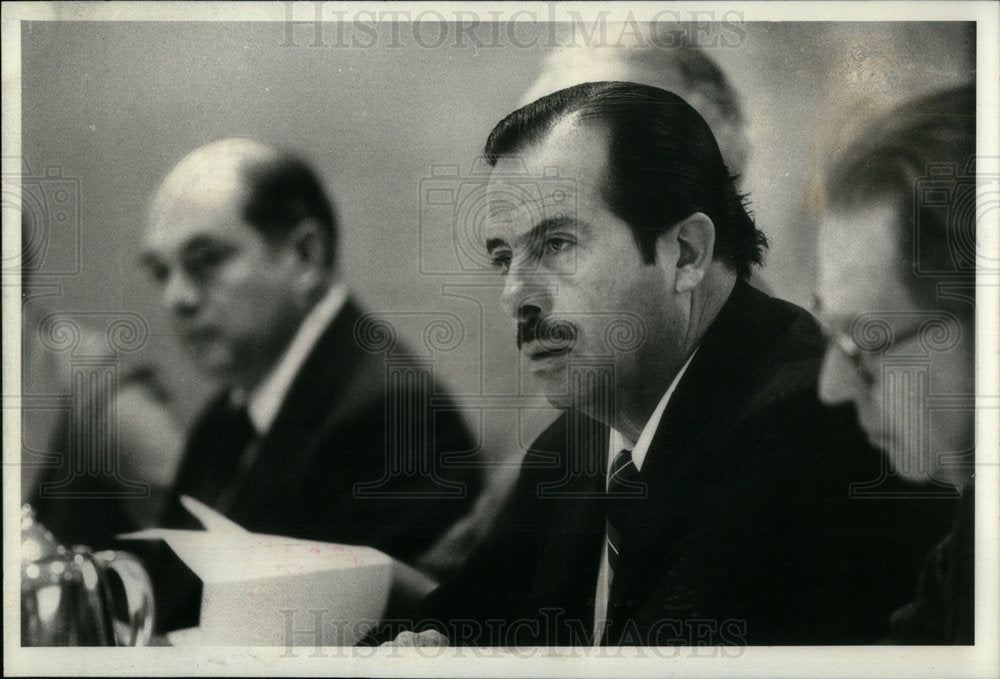 1981 Jalisco Gov Flavio Romero Speaking - Historic Images